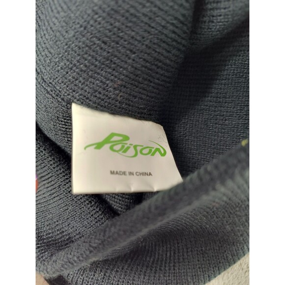 Poison Band 2009 Beanie Skull Hat Cap Toboggan Knit OOP Unisex NWOT Rock Metal - Picture 5 of 7